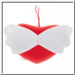 Мягкая игрушка-антистресс на присоске Сердечко с крыльями "Ты мое счастье"